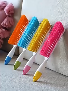 Long Handle Cleaning Brush Sofa and Bed Hand Cleaning Broom With Thick Soft Bristles