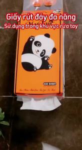 Khăn Giấy Treo Tường Rút Đáy Đa Năng 330 tờ x 2 Lớp Siêu Dai Thấm Hút Tốt TẶNG KÈM MÓC TREO