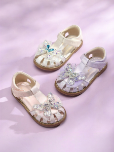Belle | Summer New Baby Princess Crystal Sandals Soft Bottom