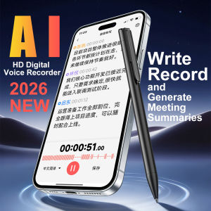 Famue | Bút Ghi Âm Thông Minh AI 32GB Chuyển Đổi Giọng Nói Thành Văn Bản Và Dịch Thuật Thời Gian Thực Cho Các Cuộc Họp & Bài Giảng Máy Ghi Âm Kỹ Thuật Số Bằng Kim Loại Có Chức Năng Kích Hoạt Bằng Giọng Nói