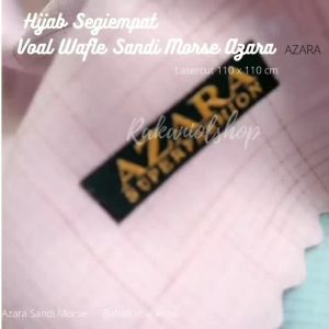 Jilbab Segi Empat Umama Azara VOAL WAFFLE LASERCUT POLOS