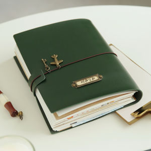 Zhuomu Watercolor Sketching Paper A5 Size Loose Leaf Drawing Book Hand Drawing Travel Journaling Art Student Special Leather Surface