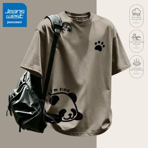 Jeanswest | Cotton Chinese Trend Panda American Style Men T Shirt