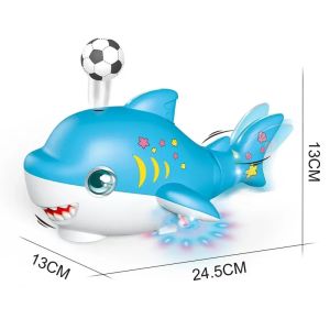 Đồ Chơi Robot Cá Mập Thổi Bóng Điện Tương Tác Có Đuôi Đu Đưa Điều Khiển Từ Xa Thú Cưng Điện Tử Dành Cho Trẻ Em Quà Tặng