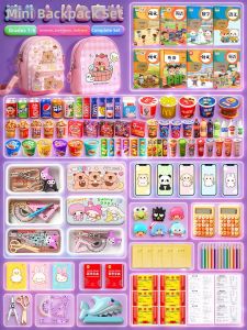 Miniature Backpack Set Simulated Tiny Toys Girl Accessories