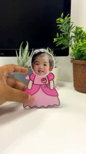 CUTE Head Rocking Shaking MALAYSIA PRODUCTION Acrylic Car shake head decoration photos computer desktop cute stand