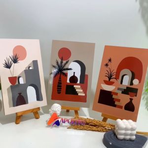 HIASAN DINDING ABSTRAK AESTETIK (20X30 CM ) WALL DECOR HIASAN DINDING KAMAR PAJANGAN AESTETIK