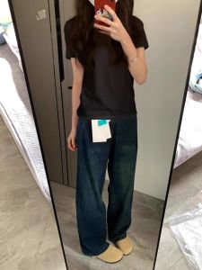 HUOLISI | Lightweight Straight-shoulder Pure Cotton Simple Womens T-Shirt