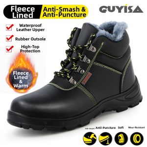 GUYISA | Insulated Warm High-ankle Safety Shoes Anti-Smash Anti-Puncture Steel Toe 1