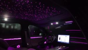 DC 12V RGB 16W Color-changing Flashing Fiber Optic Starry Sky Ceiling Light Kit Full Star Car Roof Fiber Optic