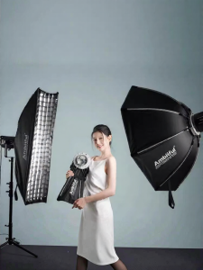 AMBITFUL | Bộ khuếch tán ánh sáng mềm hình bát giác lắp ráp nhanh cho studio và sử dụng ngoài trời