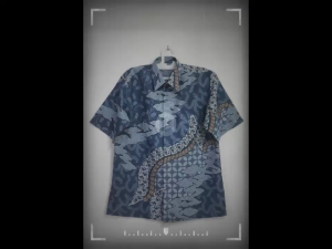 Kemeja Pria Dewasa Baju Katun Premium Lengen Pendek Batik Wiguno
