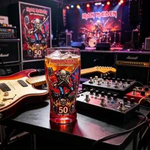 Ly Bia Kỷ Niệm 50 Năm Iron Maiden Màu Đỏ 500ml Cốc Bia Của Ban Nhạc Rock Eddie Đồ Uống Lưu Niệm Dành Cho Người Hâm Mộ Quà Tặng Cho Quầy Bar Gia Đình