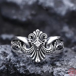 Cincin Elegan Desain Athena Crown (Adjustable)