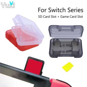 YuXi Mini Portable Game Card Case SD TF Card Storage Box Holder For Switch Lite/Oled/2 Single Card Protective Cover