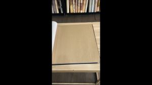 Wallpaper Vinyl Polos Abstrak Concrete Minimalis Modern Mocca Gold Coklat Mewah Premium