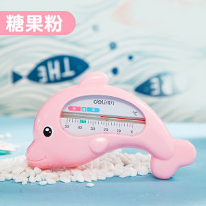 Deli เครื่องวัดอุณหภูมิน้ำสำหรับอาบน้ำเด็กทารกเครื่องวัดอุณหภูมิอ่างอาบน้ำวัดอุณหภูมิน้ำสำหรับอาบน้ำทารกแรกเกิดลายการ์ตูน