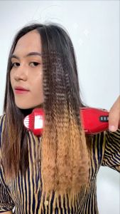 Catokan AIUEO Amelia 9940 Keriting Rambut Gelombang Catok Genteng - Bergaransi 18 Bulan