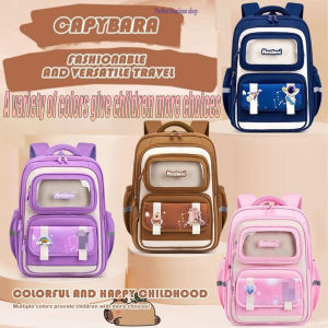 Children Cute Multi-layer Large Capacity Schoolbag Waterproof Lightweight Backpack Primary School Student Schoolbag