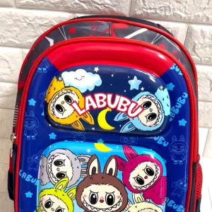 Ready Stock!! 3D Kid Backpack School Bag (35cm) 5-7 Years Old PVC & Nylon Material Mix Nylon Body