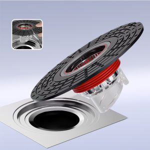 Anti Clogging Floor Drain Core  Shower Floor Strainer Cover Toilet Sewer Anti Odor Plug  ABS No Smell Bathroom Toilet