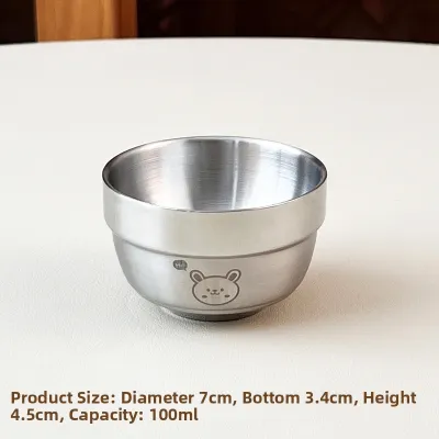 WODEBAIHUI | Stainless Steel Baby Feeding Bowl