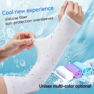 GOFIDIN Làm mát mùa hè Tay áo chống nắng Đàn hồi Thoáng khí Tay áo Câu cá Chạy Bộ Chống tia cực tím Tay áo lái xe