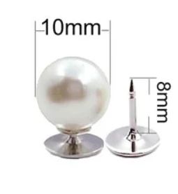 30pcs Pearl Brooch Buttons No Sew Buttons DIY Decoration Buttons for Shirts Dress Sweaters Coat Shawl Hat Shoes