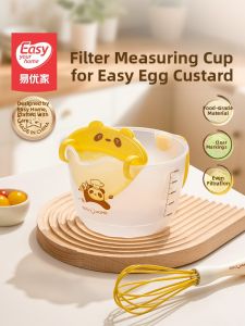 Easy Your Home | Egg Yolk Strainer Measuring Cup Kitchen Use Food Grade Baking Plastic