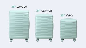 SEA CHOICE Hardside Luggage ABS material with TSA Lock YKK Zipper 20/24/28 Inch Lightweight Suitcase 360° Spinner Wheels with Brake System