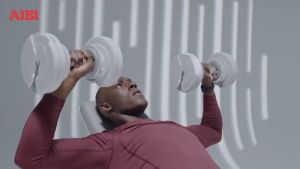 AIBI Compact+  25-LBS Smart Dumbbell System With Stand and Easy Bar