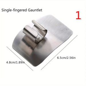 Finger Guard for Safe Cutting - 1PC Heavy-Duty Stainless Steel Anti-Cut Shield with Anti-Slip Grip for Cooking