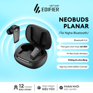 Tai Nghe Bluetooth Nhét Tai EDIFIER NEOBUDS PLANAR | Khử Ồn Thích Ứng | Thời Gian Sử Dụng Đền 30H | Bảo Hành 15 Tháng