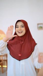 Kerudung Instan Terbaru Jilbab Sport Wanita Kerudung Bergo Sabila Bahan Jersey Premium By Shamira