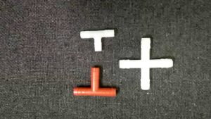 Nối Nhựa Chữ T Vòi Uống Nước Tự Động Núm Uống Nước Tự động Cho Thỏ Chồn 8mm - 10mm T Nối Ống Vòi Tự Động 8ly 10ly phụ kiện ống nước