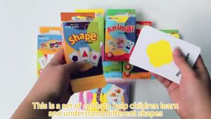 Kids Teaching Cards 36 Flash Cards Cognitive Aid Learning English Cards Childrens Educational Toys