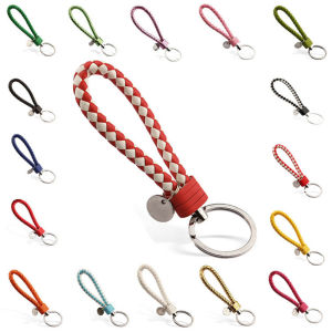 Versatile Keychain Design: Creative Braided Rope Car Key Ring