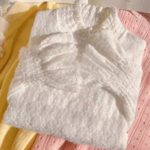 chaqi | Autumn Winter Fashionable Warm Lace Shirt Blouse