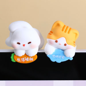 Đồ Trang Trí Bàn Làm Việc Nhỏ Dễ Thương Phong Cách Hoạt Hình Chất Liệu Nhựa Trang Trí Màn Hình Máy Tính Bàn Làm Việc Quà Tặng Thường Ngày