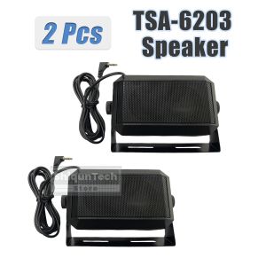 Car Radio External Speaker Professional Rectangular 3.5mm Plug 5W CB TSA-6203 External Speaker For Ham Radios Mobile Transceiver