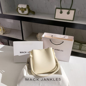 Hong Kong K Jankles Genuine Leather Bucket Bag Womens Large Capacity Handbag New 2025 Crossbody Shoulder Bag Soft Handle