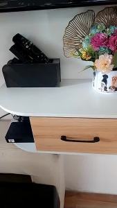 FOSWELL Hanging TV Stand: A Stylish & Functional Addition to Your Living Room