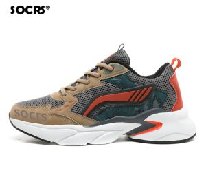 SOCRS Fashion Mens Sneakers Soft Breathable Non Slip Sports Shoes Mesh Big Size 46 47 48