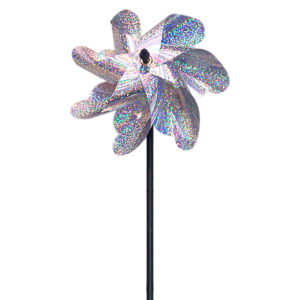 【New Arrival】 Bird Sparkly Pinwheel Reflective Sparkly Bird-Scaring Equipment Exquisite Art Crafts Eco-friendly Non-toxic Lawn Yard Decoration