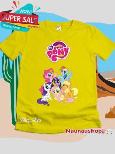 baju kaos anak motif KUDA PONY bahan KATUN (FREE NAMA)