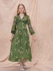 Đầm thiết kế in Hoa cao cấp - VH100