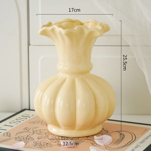 Bình Hoa Gốm Pháp Cổ Điển Trang Trí Phòng Khách Sáng Tạo Phong Cách INS Cao Cấp Bình Hoa Nhỏ Biệt Thự Trang Trí Nhà Cửa