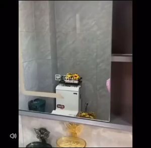 OHHDEER 5-grid Wall-mounted Cosmetic Storage Rack Bathroom Plastic Shelf Cuttable Organizer Shelf