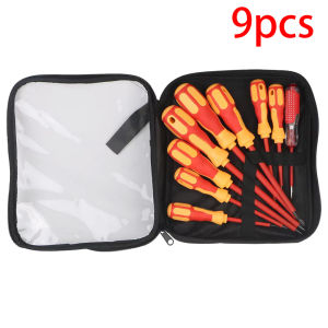 OLOEY | Electrician Hand Tools Set with Magnetic Screwdriver Multifunctional Insulated  Slotted Bits for Home Repair Professiona