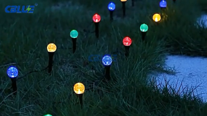 CBLUE LED Solar Bubble Ball Lawn Lights Christmas Waterproof Pathway String Light Outdoor Garden Patios Trail Decoration